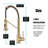 Single Handle Kitchen Faucet 2-Function Sprayer Pull Down Kitchen Faucet-113723390