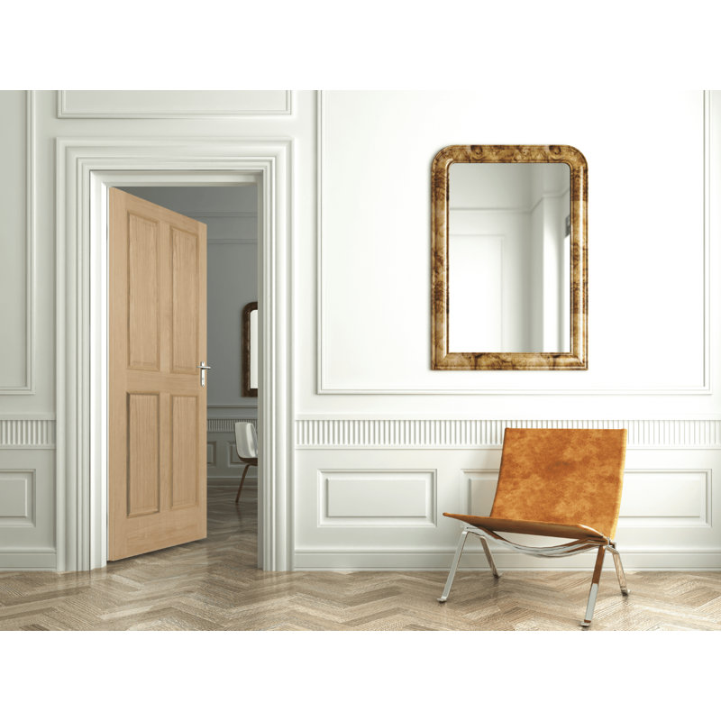 Oak 4 Panel RM2S Internal Door, 83.8" W x 198.1" H