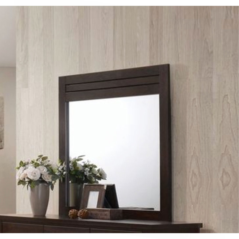 Panang Mahogany Finish Mirror