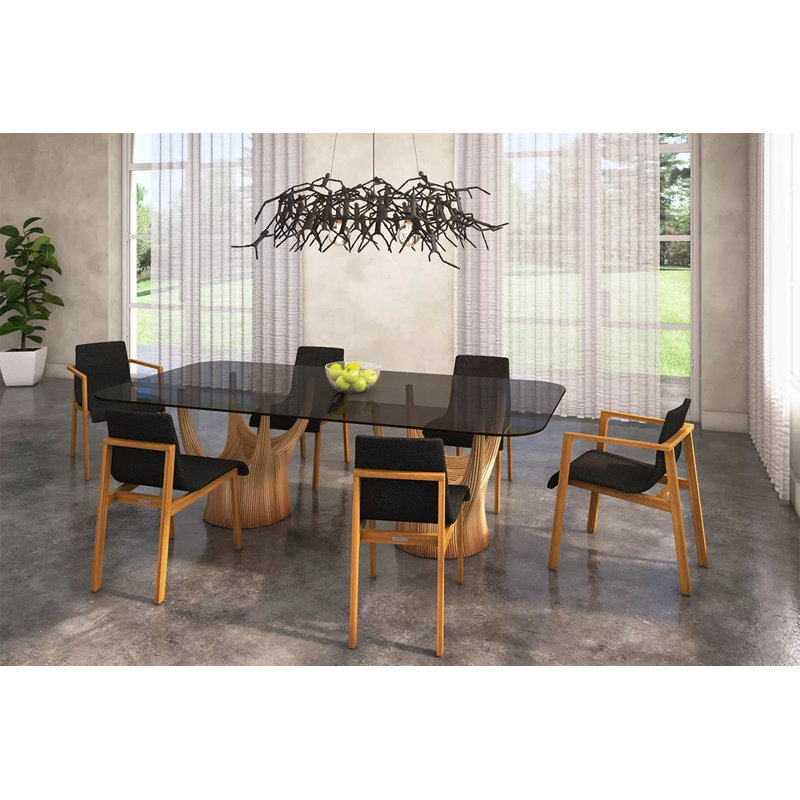 Annika Upholstered Dining Chair, Brown