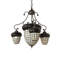 24" Wide Acorn 4 Light Chandelier