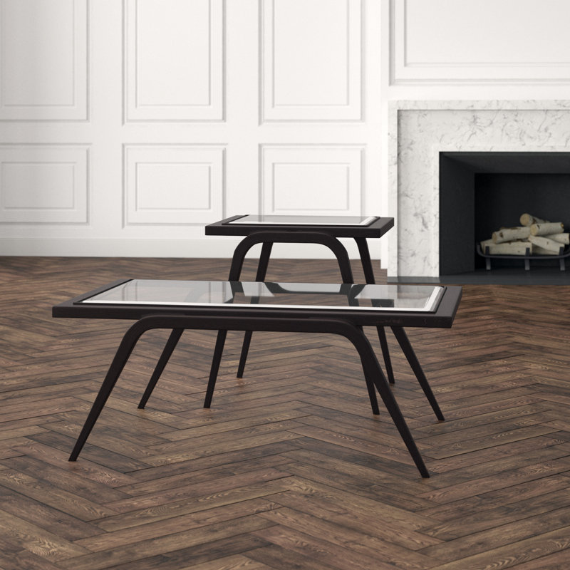 Mitchum 2 - Piece Coffee Table Set, Antique Copper