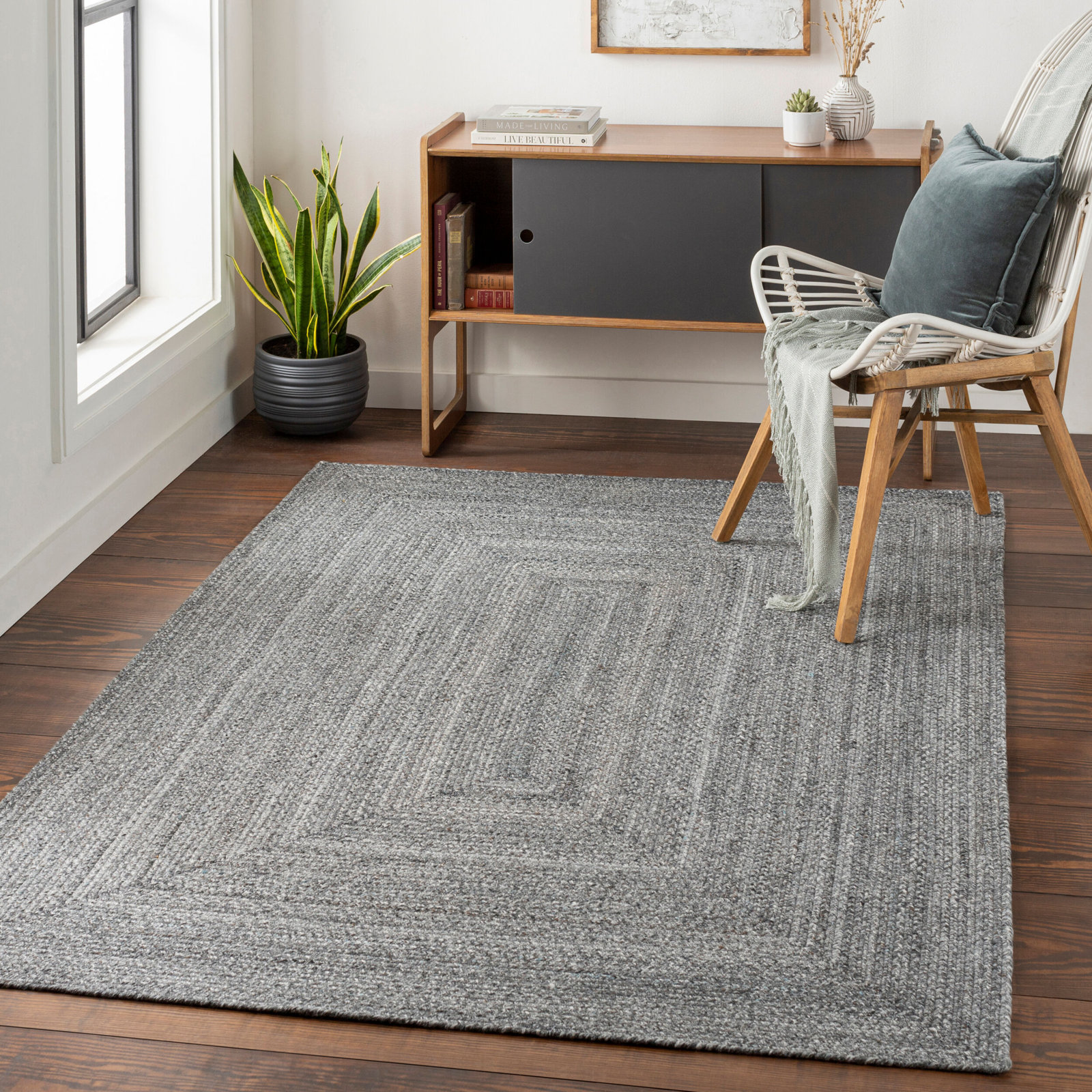 Harter Hand-Woven Oriental Rug, Rectangle 12' x 15'