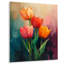 «Orange Orange Vibrant Bloom Tulips II», impression d'art mural-2016512145-2016512235