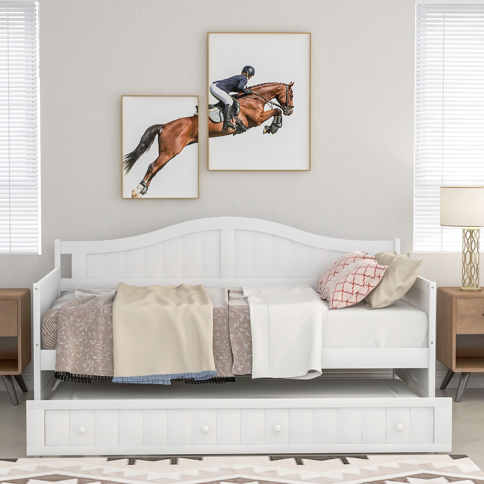 Red Barrel Studio Ostia Twin Daybed with Trundle & Reviews Wayfair