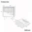 Stylish Durable Nightstand with Grille Doors and Ample Storage Space-2128435764