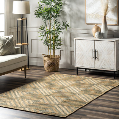 Dogwood Tiled Jute Area Rug
