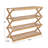 Darcy 4-Tier Bamboo Folding Shoe Rack, Natural