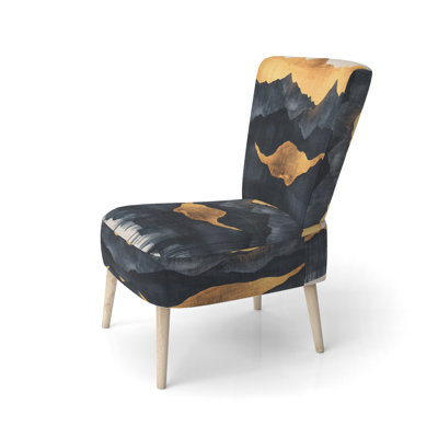 Chaise rembourrée Abstract Landscape