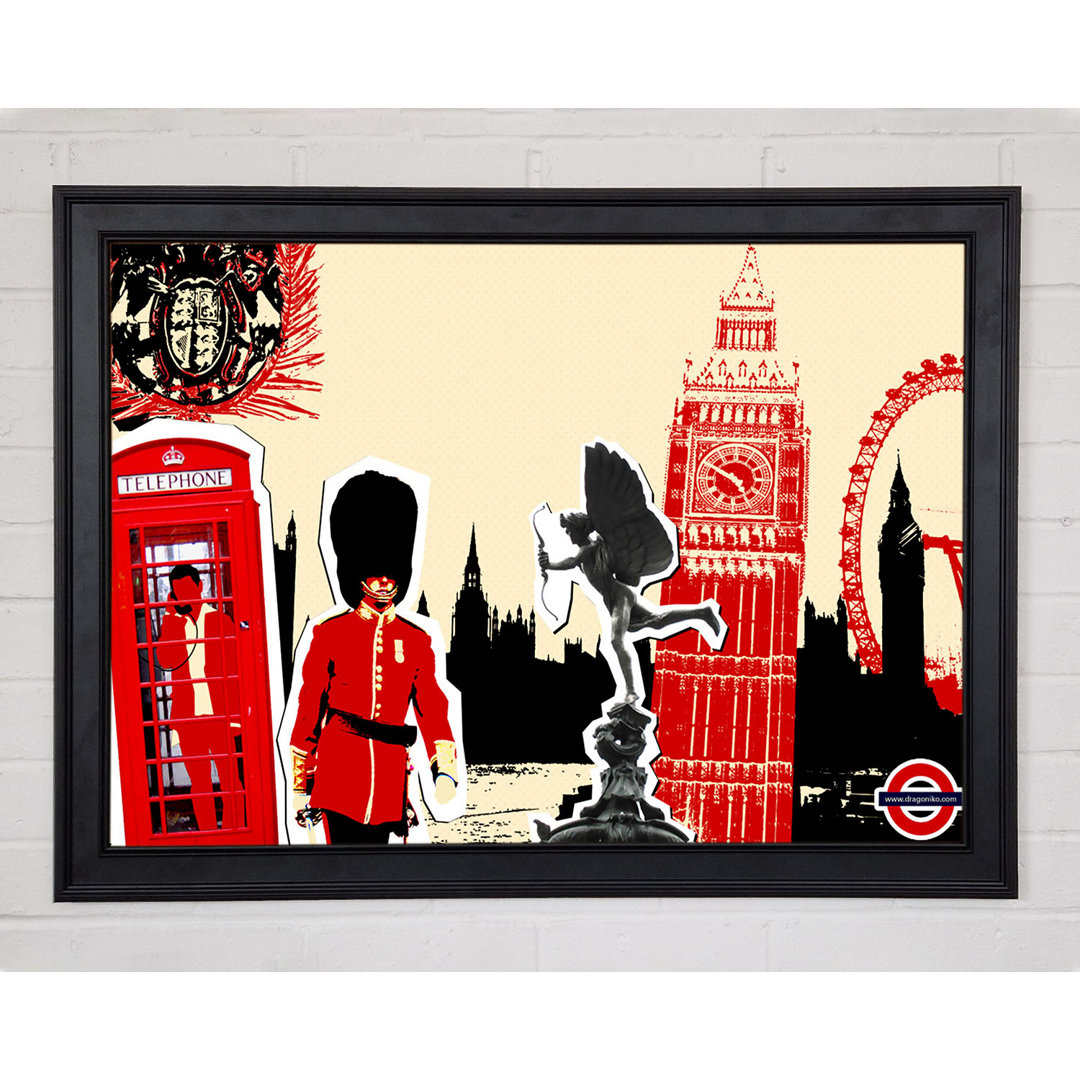 London Collage - Druck