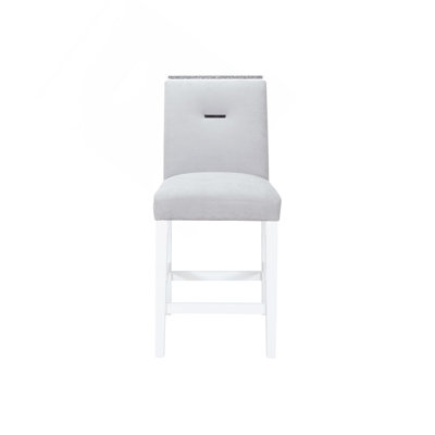 ARIYA GREY BAR STOOLS (KIT OF 2)