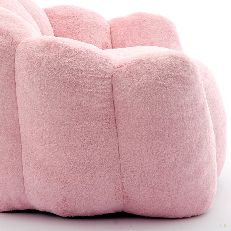 Canapé à compression pour adultes avec anneau à tirer Lotus, Rose
