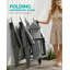 Ensemble de chaises pliantes 3 pièces Adirondack en PEHD avec porte-gobelets intégrés pour l'extérieur-789318829