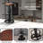 American Antique Steampunk Decor Vintage Industrial Bar Stool Retro Stylish Fire Hydrant Design Adjustable Swivel Cafe Coffee Pub Kitchen Counter Stools Round Bottom ( Wooden Top)-352954454