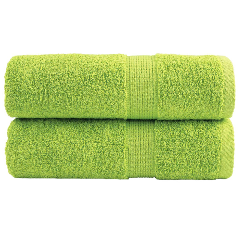Premium Bath Towels SOLUND 600Gsm, Soap Towels - 2 Pack, 30cm L x 30cm W, Apple