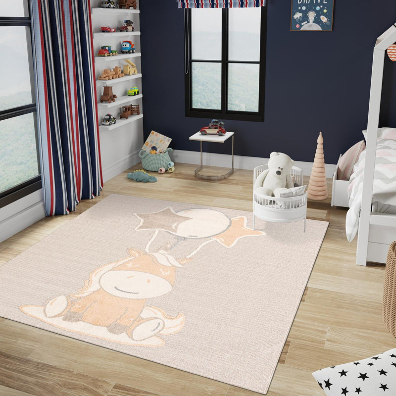 Unique Loom Clement Whimsy Kids Rug, Square 7'10"