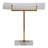 Valencia-Inspired Selenite Decorative Object with Metal Accents and Acrylic Base - Modern Mineral Display for Elegant Home Decor-399357416
