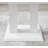 Eubanks High Gloss Double Pillar Dining Table Set with 4 Luxury Faux Leather Dining Chairs-39336539-122561382