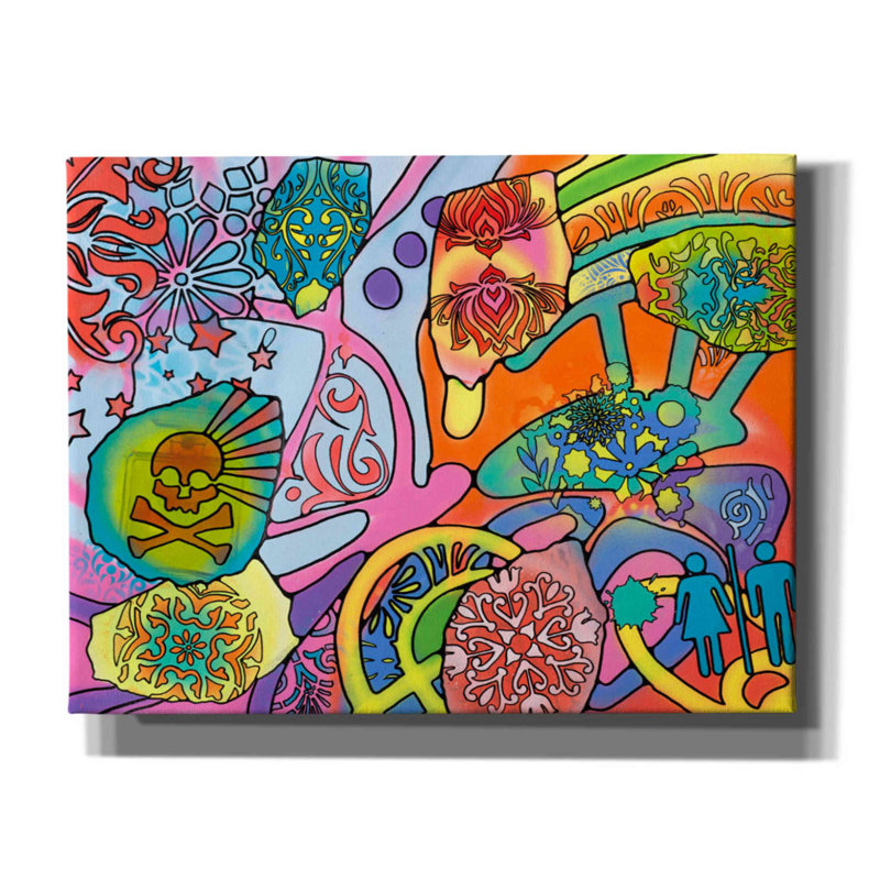Ces jours-ci par Dean Russo - impression sur toile tendue, H 26 po x l 34 po x P 1,5 po