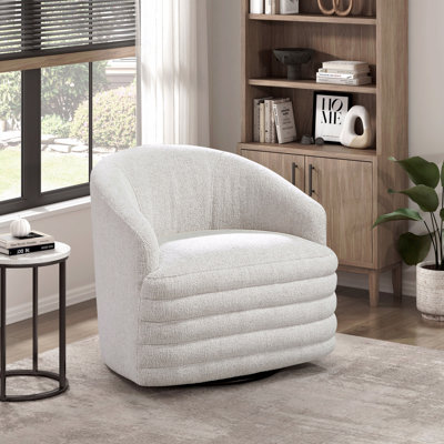 Chaise d'appoint - Siège rembourré en mousse de chenille beige de style contemporain avec siège rembourré en mousse et bois massif 1pc