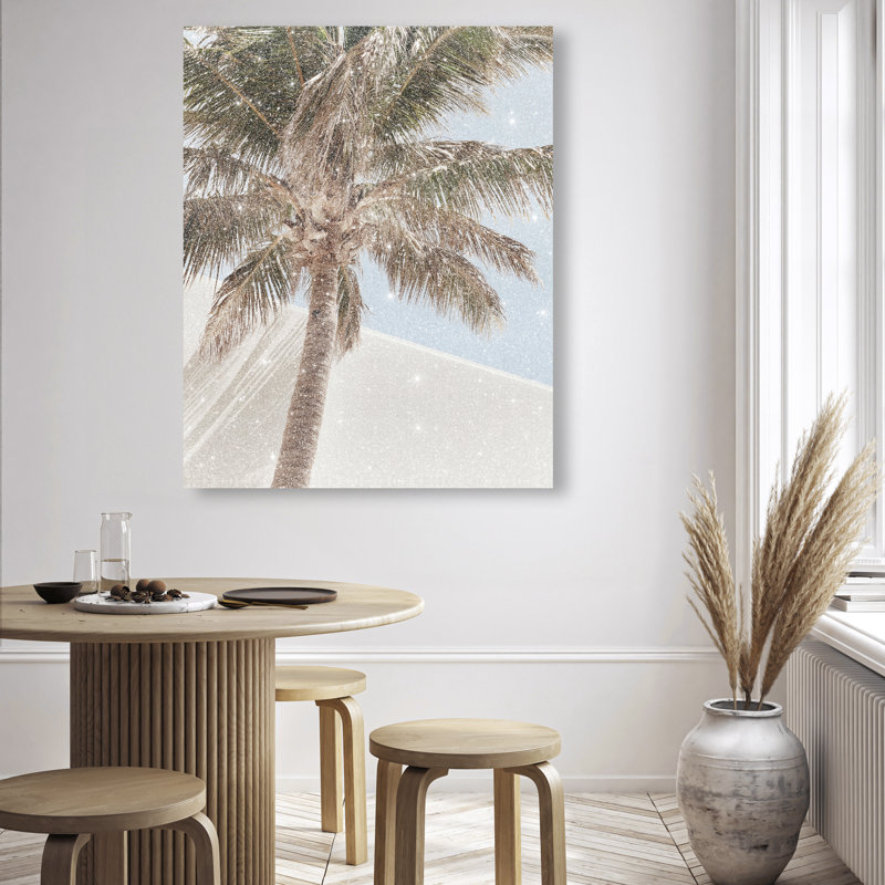 Monotone Tropics I Print by Oliver Gal, 20"H x 16"W, Gallery Wrapped