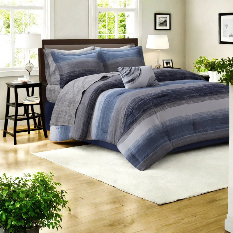 Comfort Bedding Sets, Microfiber, Watercolor Style For Home