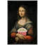 «Mona Lisa With Movie Popcorn»-98579370-98579371
