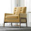 Fauteuil d'appoint capitonné moderne Mid-Century Lipsey-686338425
