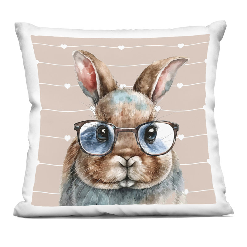 Coussin Buster Rabbit with Specs