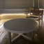 Table basse rétro avec bords arrondis lisses-106325221
