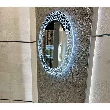 AQUADOM Round LED Wall Mirror