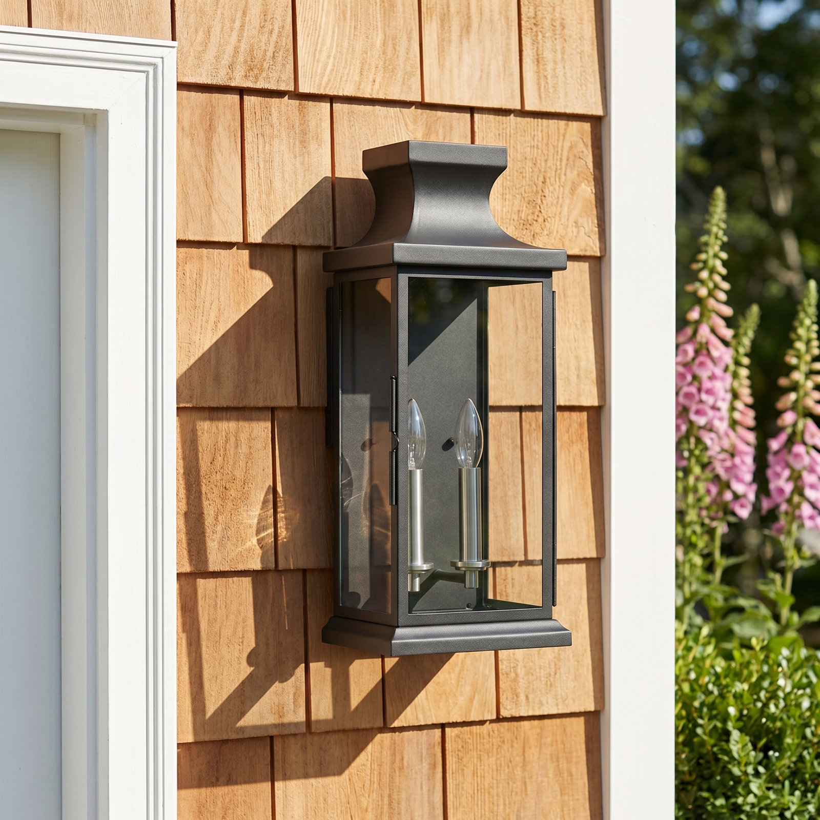 Noralee Outdoor Sconce, 20" H x 8.25" W x 8.25" D