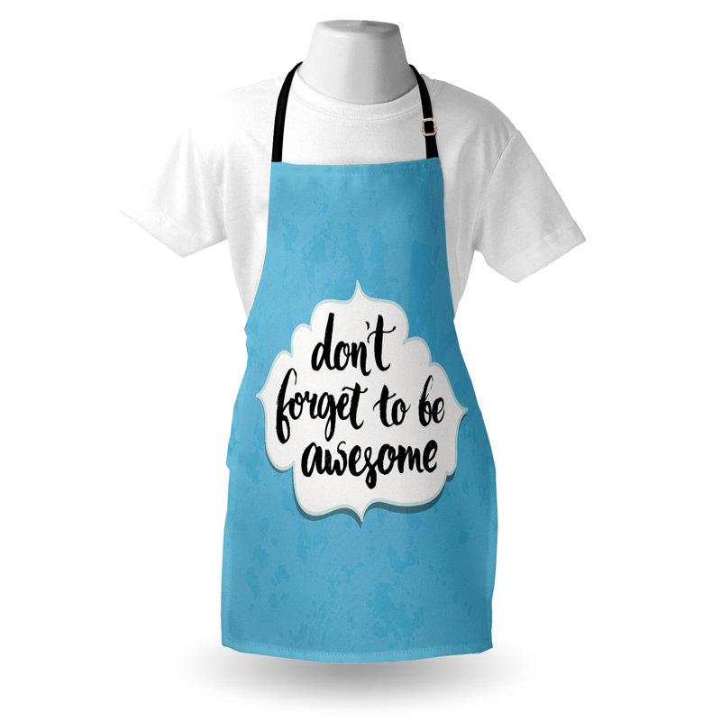 No Pattern Bib Apron