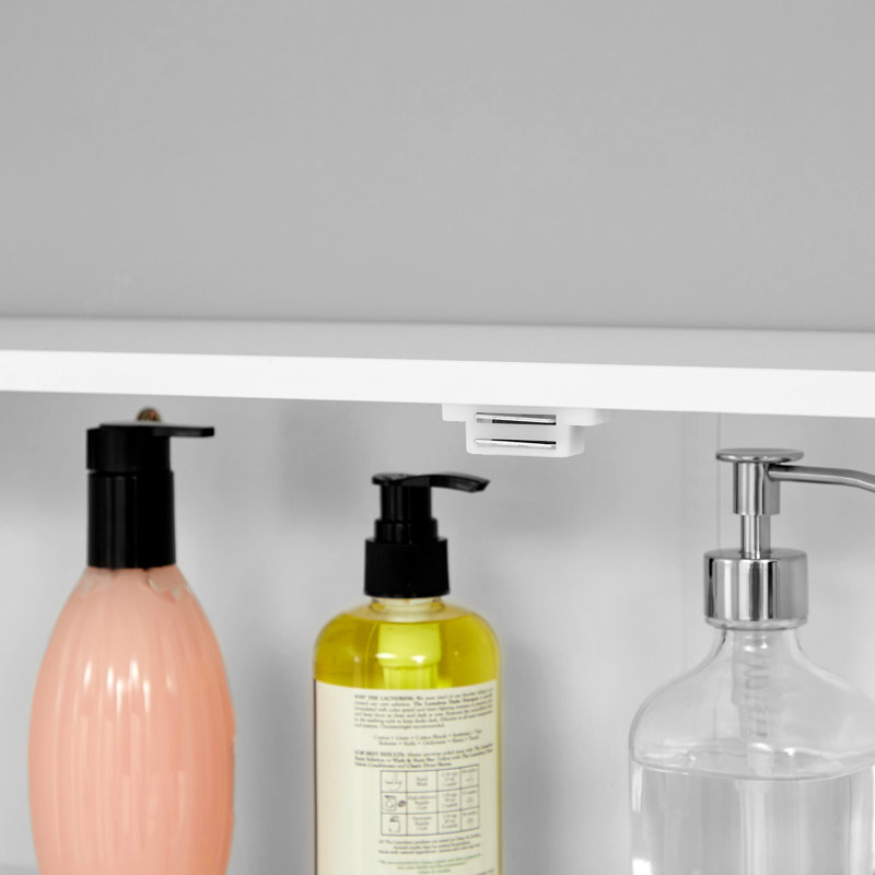 Serhan Wall Bathroom Cabinet, White