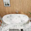 Baignoire de trempage à surface florale 65 po