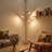 Jacob 64" Modern 3-Light Adjustable LED Floor Lamp with Gold Brass Finish and Metal Cone Shades, Bulbs Included-64497588