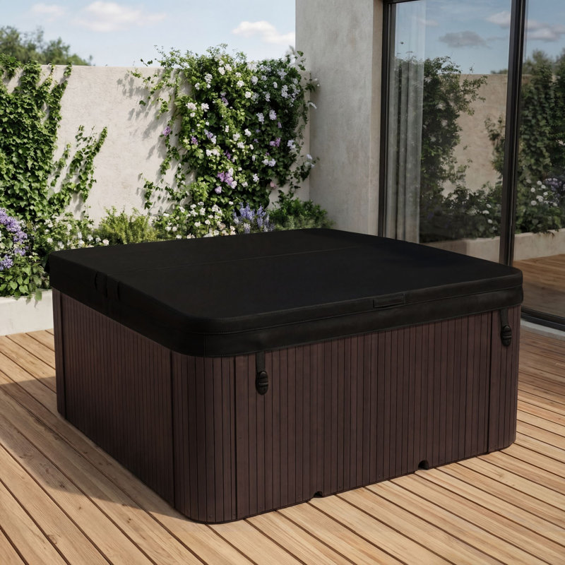 Spa rectangulaire prêt à l'emploi à 28 jets pour 5 personnes Lifesmart LS350 Plus, Espresso