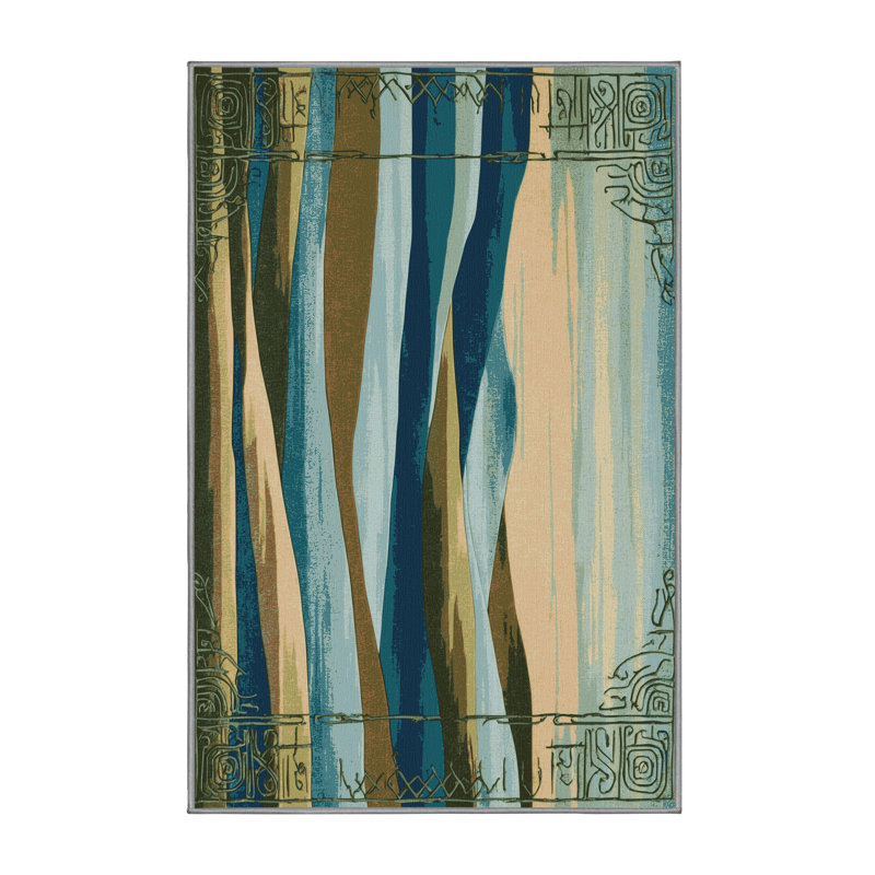 Nebula Echo Rug, Rectangle 3' x 5'