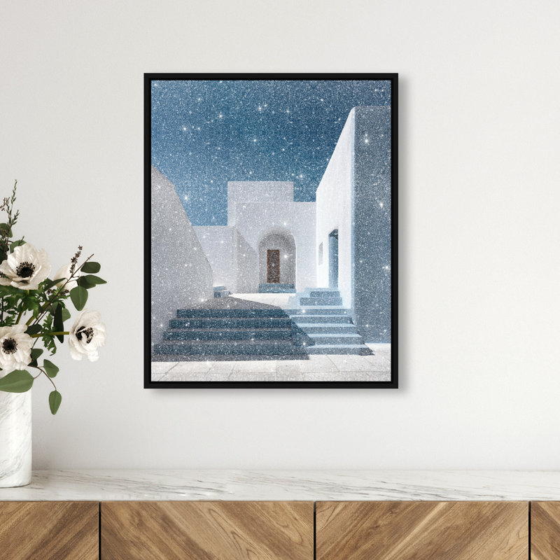 Monolithic Archway Print by Oliver Gal, 21"H x 17"W, Black Floater Frame