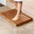 Saneha Solid Wood Non-Slip Shower Mat