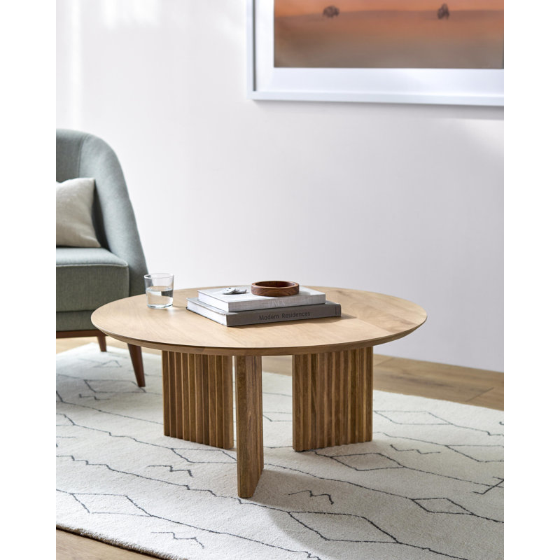 Table basse 3 pieds Edianna, Brun