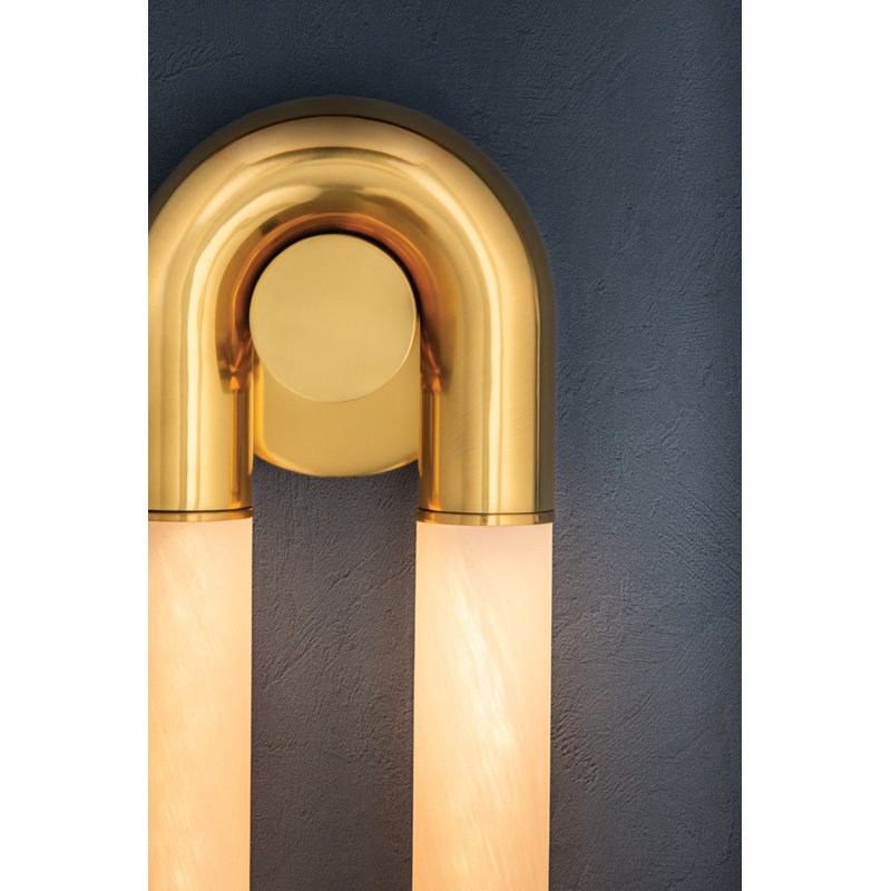 Applique murale intégrée à 2 lumières DEL ZEME par Noz Nozawa pour Corbett Lighting
