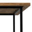 Table de salle à manger en cire brûlée