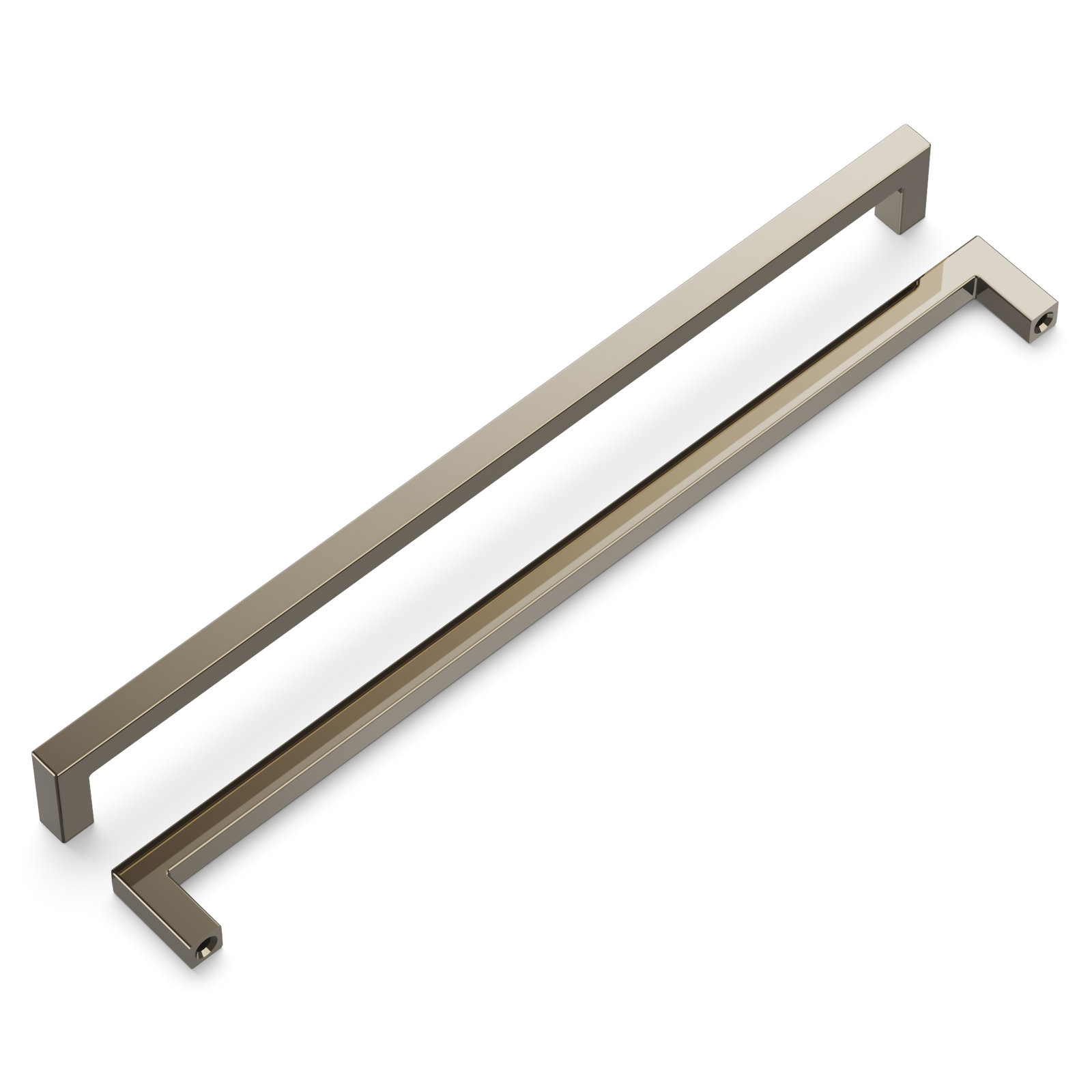 Skylight Cabinet Handle Pull, 12", Polished Nickel, 5