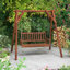 Balancelle en bois massif pour 2 personnes Pessina-1894362658-1944583289