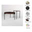 Table basse | Table basse en bois et marbre | Ensemble de 2