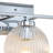 Deana 3 Light Bath Vanity with Ribbed Clear Shade-924407532