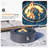 Massapequa 40.5-Inch Round Iron Propane Outdoor Fire Pit Table with Tank Cover, Lid and Rain Cover-315796518