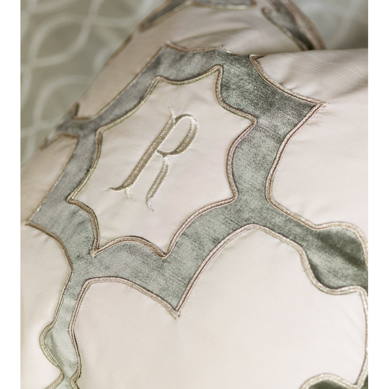 Lourde Appliqued Throw Pillow