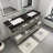 Kirker 72" Wall-Mounted Double Bathroom Vanity Set-1915091827